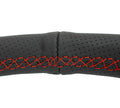 NRG Reinforced Steering Wheel (380mm/1in. Deep) Perforated Leather and Yellow Stitching