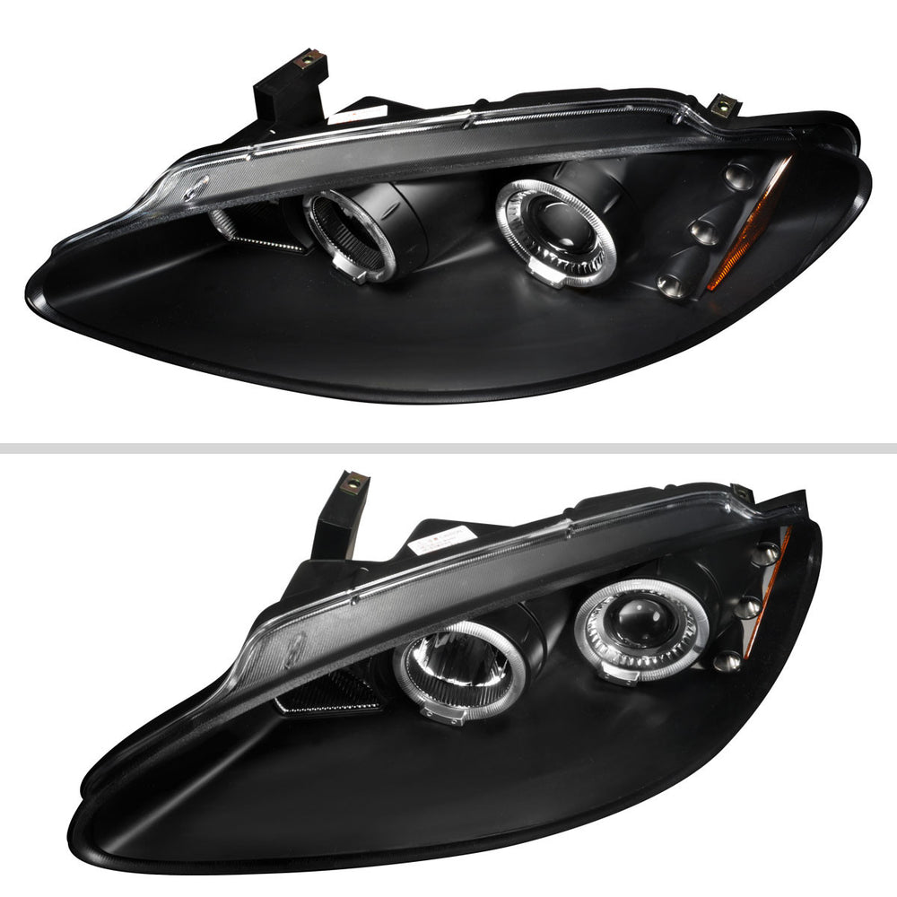 R8 STYLE HALO LED PROJECTOR CHROME