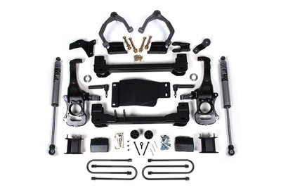 Zone 2019-2024 Chevrolet Silverado 1500 - GMC Sierra 1500 4wd 4 Front Box Kit C2408