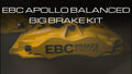 EBC Racing 12-20 Fiat 500 Abarth 1.4L Turbo Red Apollo-4 Calipers 330mm Rotors Front Big Brake Kit
