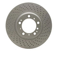 R1 99-24 Porsche Panamera Right Rear Drilled & Slotted Geoperformance Rotor