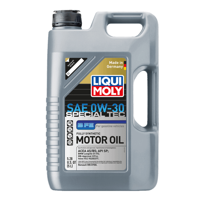 LIQUI MOLY 5L Special Tec B FE Motor Oil SAE 0W30