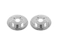 Power Stop 12-18 Fiat 500 Rear Evolution Drilled & Slotted Rotors - Pair