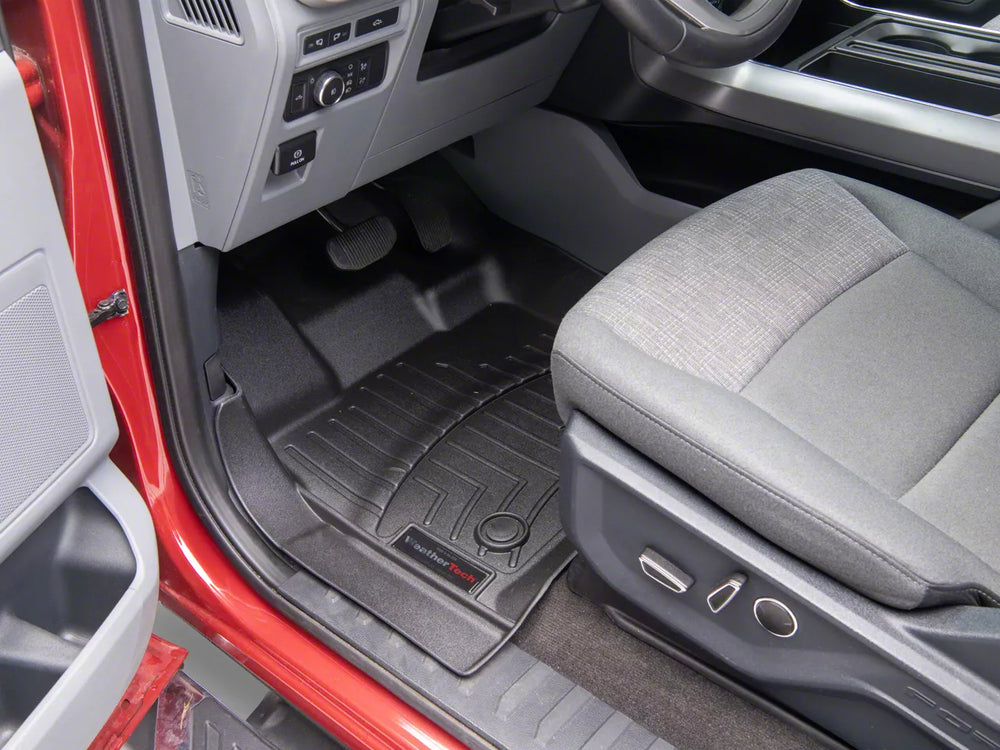 WeatherTech 15 Ford F-150 (Supercrew and Supercab Only) Front & Rear FloorLiners - Black