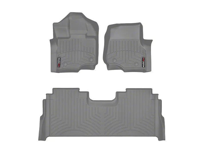 WeatherTech Grey Front and Rear Floorliners Fits -21-25 F-150 46697-1-6