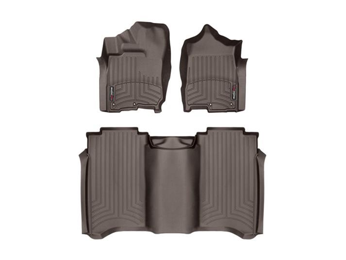 WeatherTech Cocoa Front and Rear Floorliners Fits -20-21 Titan 47908-1-3