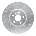 R1 15-19 Mini Cooper (Excl Clubman) Front Right Drilled Black Brake Rotor