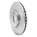 R1 15-19 Mini Cooper (Excl Clubman) Front Right Drilled Black Brake Rotor