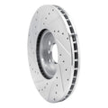 R1 15-19 Mini Cooper (Excl Clubman) Front Right Drilled Black Brake Rotor