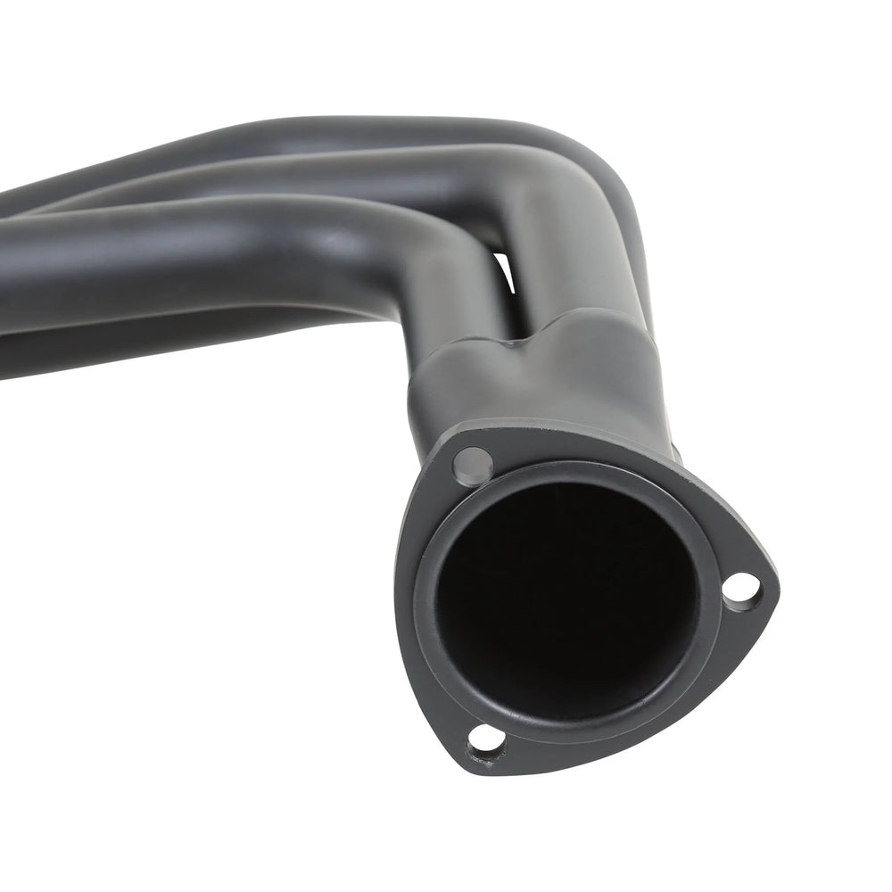 Long Tube Header Black Paint 1969-1974 Ford F100 2WD 302W Tube Size 1.5 Inch Collector Size 3 Inch FlowTech