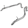 Pre-Bent Tailpipes Fits 1987-1993 Ford Mustang Gt 5.0L Engine Flowmaster