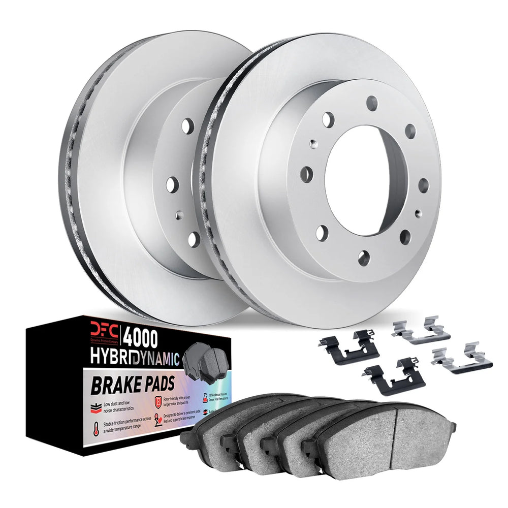 DFC 11-22 Dodge Durango Rear Geospec Rotors w/4000 HybriDynamic Brake Pads w/Hardware