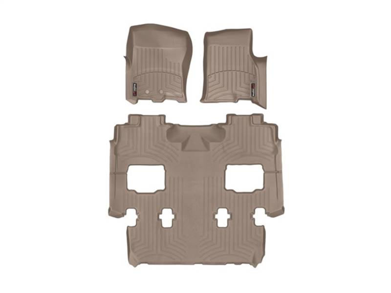 WeatherTech Tan Front and Rear Floorliners Fits -20-17 Ford Lincoln 453531-4510402
