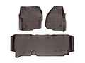 WeatherTech Cocoa Front and Rear Floorliners Fits -20-12 F-250 F-350 F-450 F-550 475841-473053