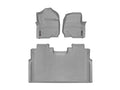 WeatherTech Grey Front and Rear Floorliners Fits -20-26 F-250 F-350 F-450 F-550 4610121-466974