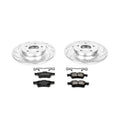 R1 21-25 Toyota RAV4 Prime (Plug-in Hybrid) Front Right Drilled & Slotted Black Brake Rotor