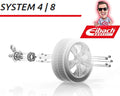 Eibach 14-15 Jeep Grand Cherokee 3.0 Diesel 2WD WK2 Pro-Spacer System 25mm Spacers - Pair