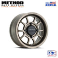 Method MR409 Bead Grip 15x7 / 5+2/38mm Offset / 5x4.5 / 72 CB Steel Grey Wheel