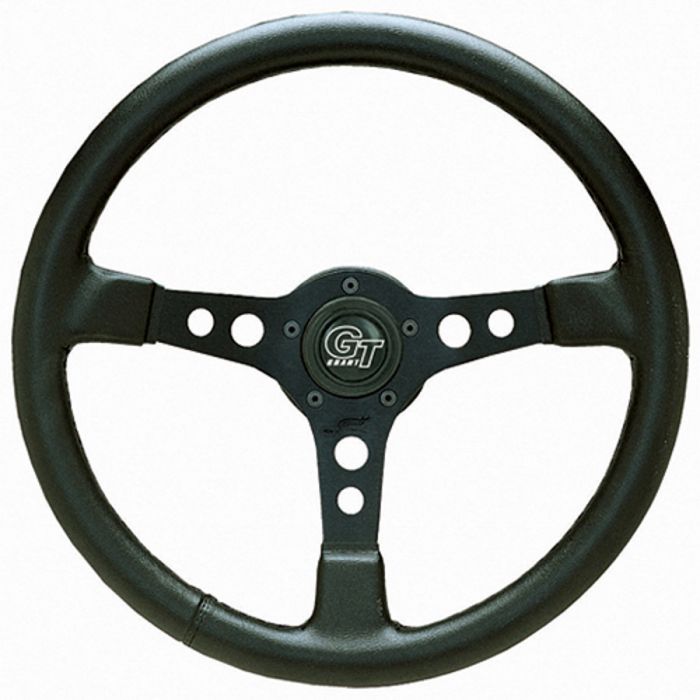 WHEEL BLACK LEATHER 14 IN