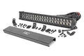 ~(9 lbs. 24X6X5)~ 20-inch Cree LED Light Bar - (Dual Row Black Series w/ Amber DRL)