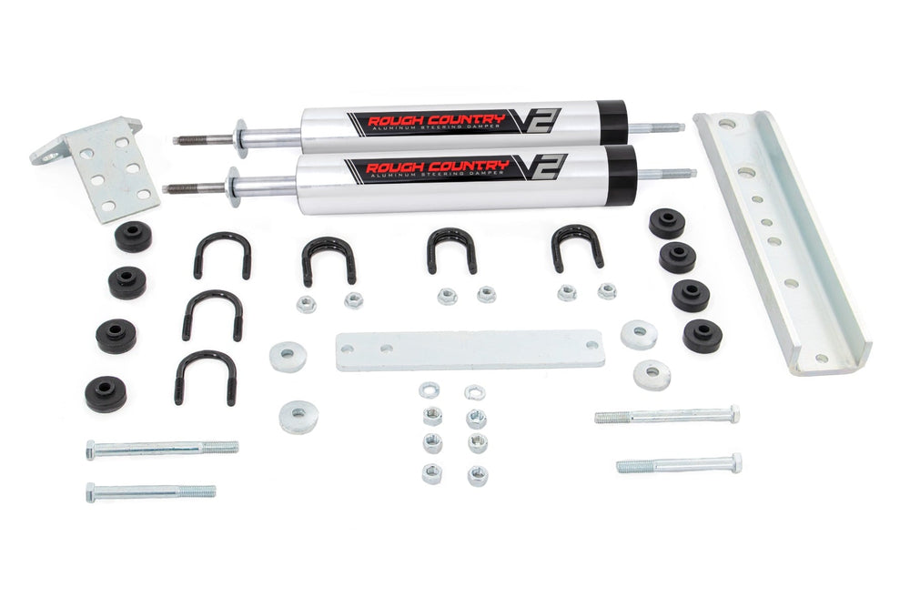 V2 Steering Stabilizer Dual Ford Bronco/F-150 (1980-1996)