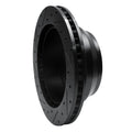 R1 99-04 Ford F-350 Super Duty 4WD Rear Right Drilled & Slotted Black Brake Rotor