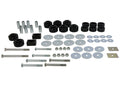 Body mount - bushing 16 Bushings 2 Plates 8 Bolts 22 Washers 6 Nuts Grease