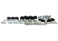 Body mount - bushing 16 Bushings 2 Plates 8 Bolts 22 Washers 6 Nuts Grease