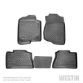 ~(12 lbs. 33X20X6)~ Profile Liners Front 2nd and 3rd Row Set Black Sedona 2006-2014