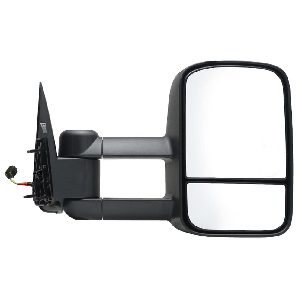 0002 ESCALADE/AVALANCHE/SUBURBAN/TAHOE/YUKON/9902 SIERRA TEXTURED BLACK EXTENDABLE TOWING MIRROR