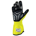 OMP ONE-S GLOVES my2025 FIA 8856-2018 NAVY BLUE / FLUO ORANGE SZ M