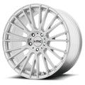 KM706 20X10 5X120 BRUSHED SLV 40MM