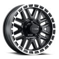 Raceline 953BM Krank 15x6in / 6x139.7 BP / 0mm Offset / 4.25mm Bore - Black & Machined Wheel