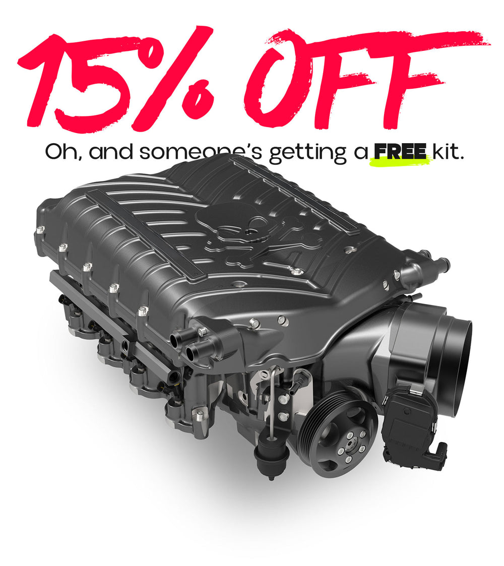 Whipple Superchargers black auto part