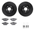 R1 99-07 Ford E-250 Rear Left Drilled & Slotted Geoperformance Rotor