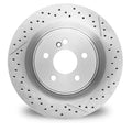 DFC 15-19 Mini Cooper Clubman Front Right Drilled & Slotted Geoperformance Rotor