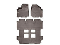 WeatherTech Cocoa Front and Rear Floorliners Fits -20-16 Odyssey 47341-1-2