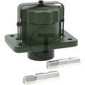 Hella Socket 2 Pole Olive Green