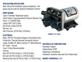 REVOLUTION 115 VAC FRESH WATER PUMP 115 VAC 3.0 GPM 55 PSI 1/2IN NPSMMALE PO