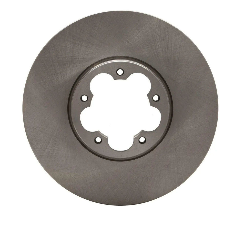 R1 2020-2025 Ford Transit-350/SRW Front Left Drilled & Slotted Black Brake Rotor