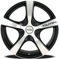 ~(27 lbs. 19X19X8)~ TR9 (3190) BLACK/MACHINED FACE/MACHINED LIP 17X7 5-110/5-115 42MM 72.62MM