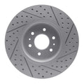 R1 09-10 Kia Borrego Front Left Drilled & Slotted Geoperformance Rotor