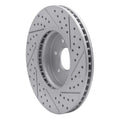 R1 09-10 Kia Borrego Front Left Drilled & Slotted Geoperformance Rotor