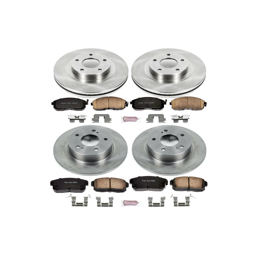 Power Stop 02-04 Infiniti I35 Front & Rear Autospecialty Brake Kit