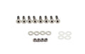 Kentrol 07-18 Jeep Wrangler JK Door Hinge Set 4 Pieces 2 Door - Polished Silver