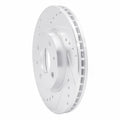 R1 14-20 Peugeot 2008 (Mexico) Rear Left Drilled & Slotted Silver Brake Rotor