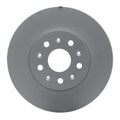 R1 14-20 Cadillac CT6 Front Right Drilled & Slotted Black Brake Rotor