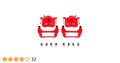 Power Stop 13-15 Acura ILX Front Red Calipers w/Brackets - Pair