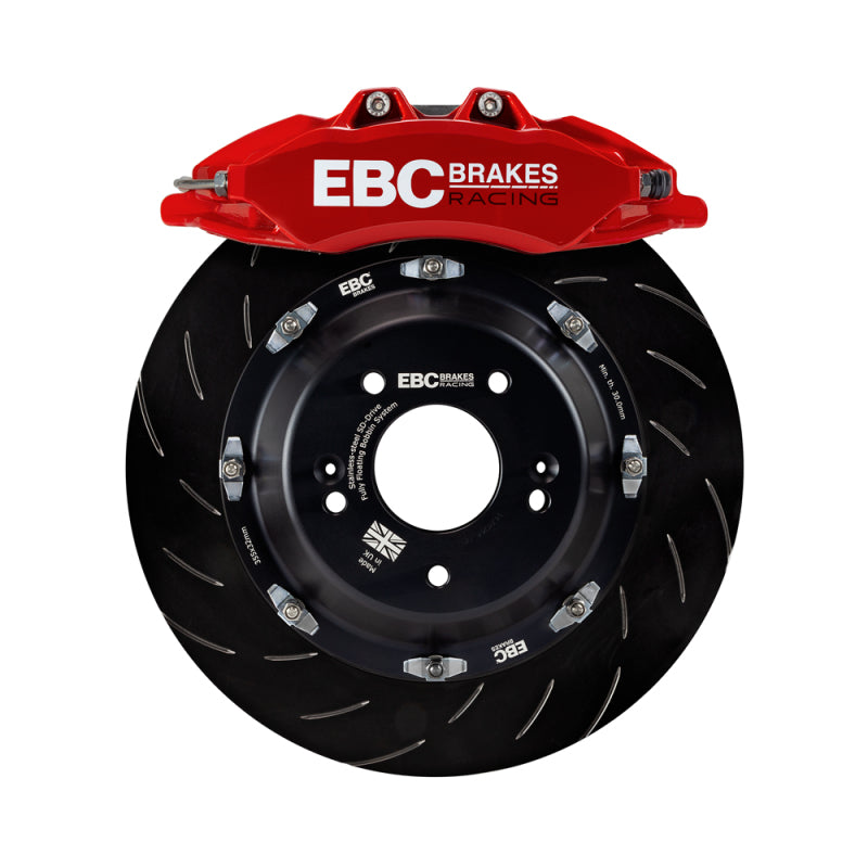 EBC 08-15 Audi A4 Quattro Apollo Balanced Big Brake Kit (Front) - Black
