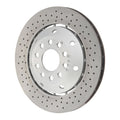 SHW 2003 Audi RS6 4.2L Right Rear Cross-Drilled Lightweight Brake Rotor (4B3615602A)